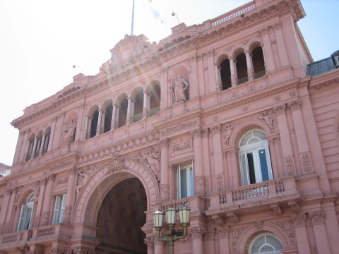 The governmental palace - Casa Rosada.