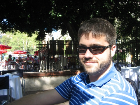 Breaking for beer in San Telmo.