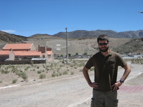 In the town of San Antonio de los Cobres at 4000 meters.