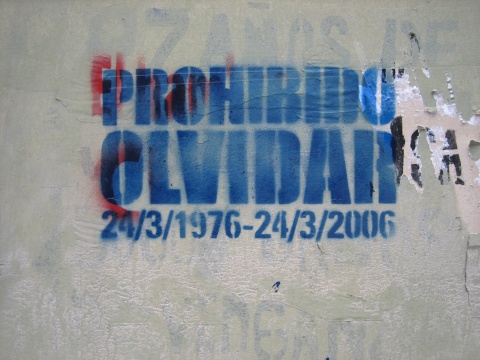 Protest stencils.