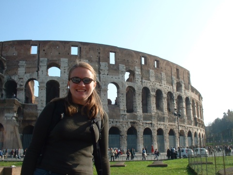 Rebecca and Colosseum.