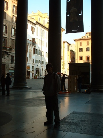 Matt inside Pantheon